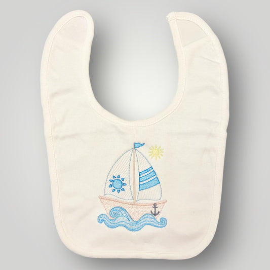 Sailboat & Sun - Bib