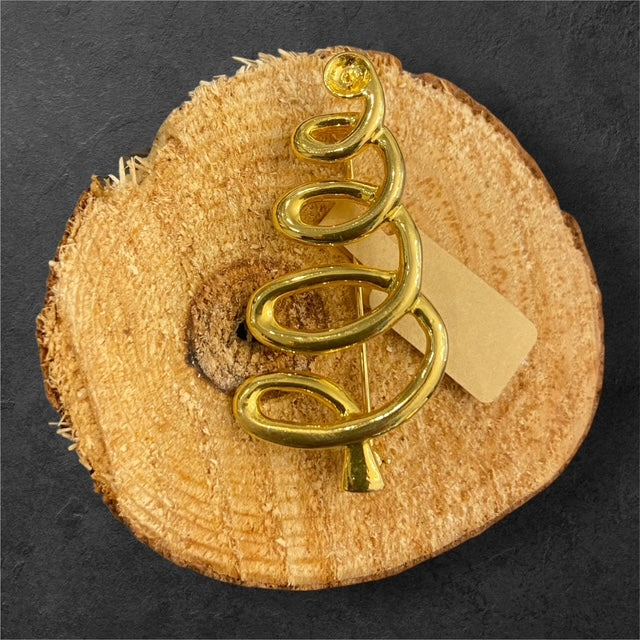 Spiral Christmas Tree - The Manor Brooch Collection
