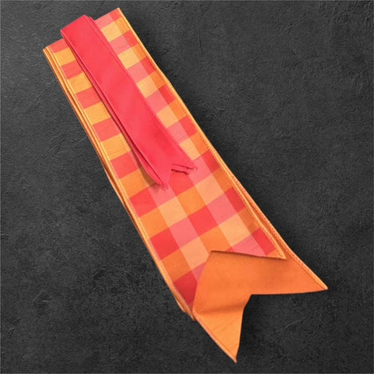 Sunset Gingham - The Manor Ribbon Sash Collection