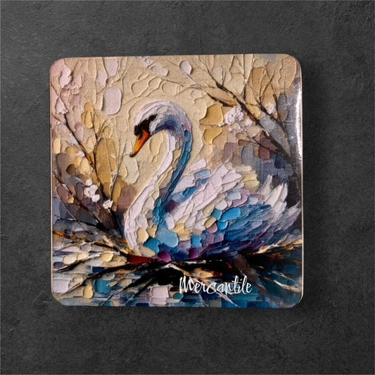 Swan at Rest - Magnet