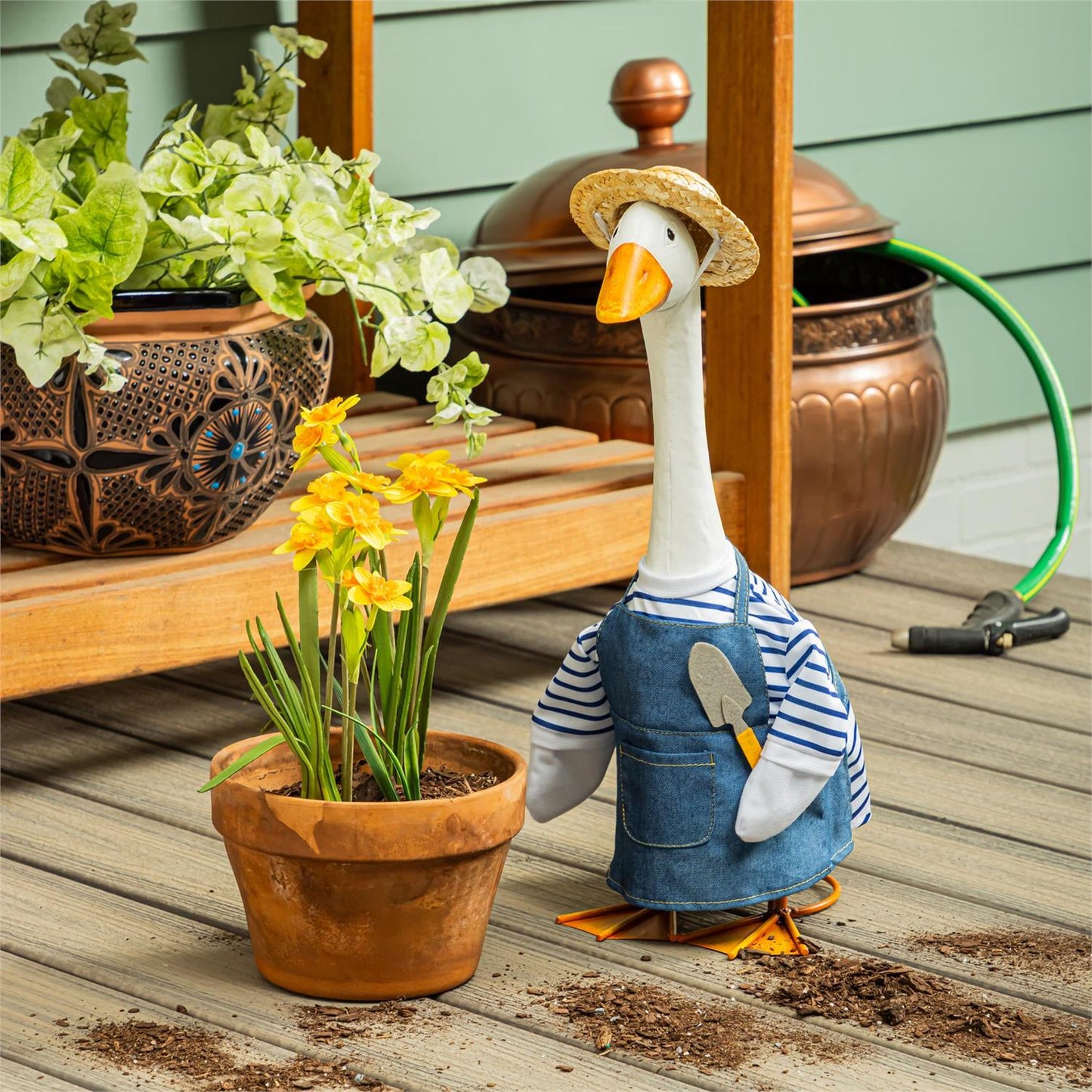 Porch Goose Outfit, Gardener