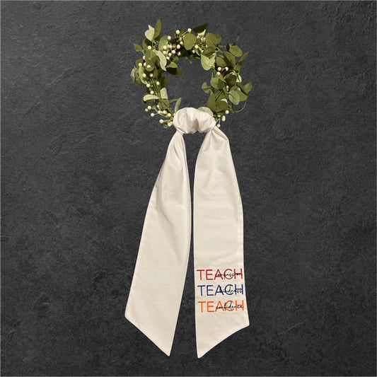 Teach - Wreath and Sash - The Manor Sash Collection