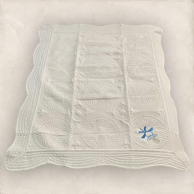 Tetine Bleu Heirloom Quilt Set in Blue - (3 pcs)