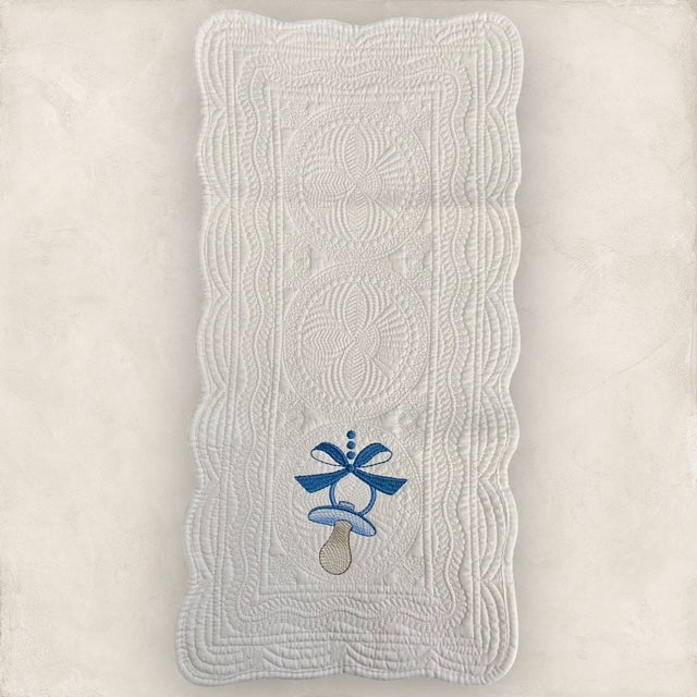 Tetine Bleu Heirloom Quilt Set in Blue - (3 pcs)