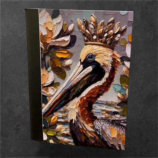 The Crowned Pelican - Mini Composition Book