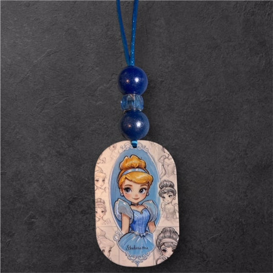The Glass Slipper Girl Beaded Necklace - Sparkles Collection