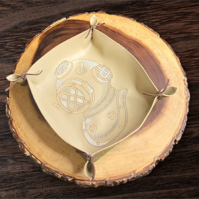 The Heritage Diver valet tray from the Heritage Collection