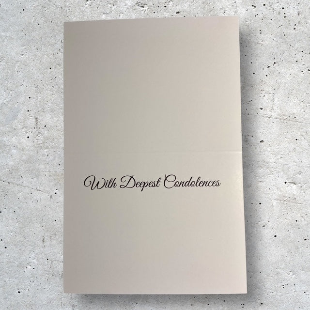 The Silent Messenger Cardinal - Sympathy Note Card