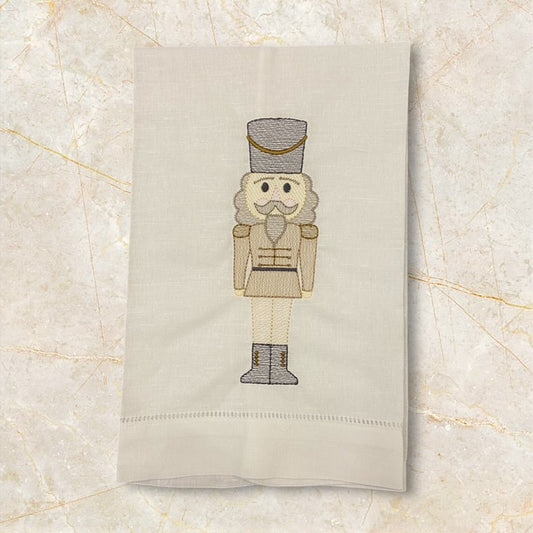 Timeless Toy Soldier - Embossed/Embroidered Hand Towel