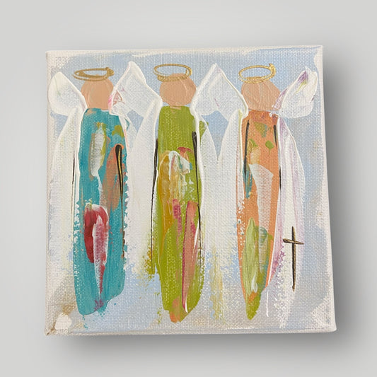 Trio of Angels - Gospel Art Canvas