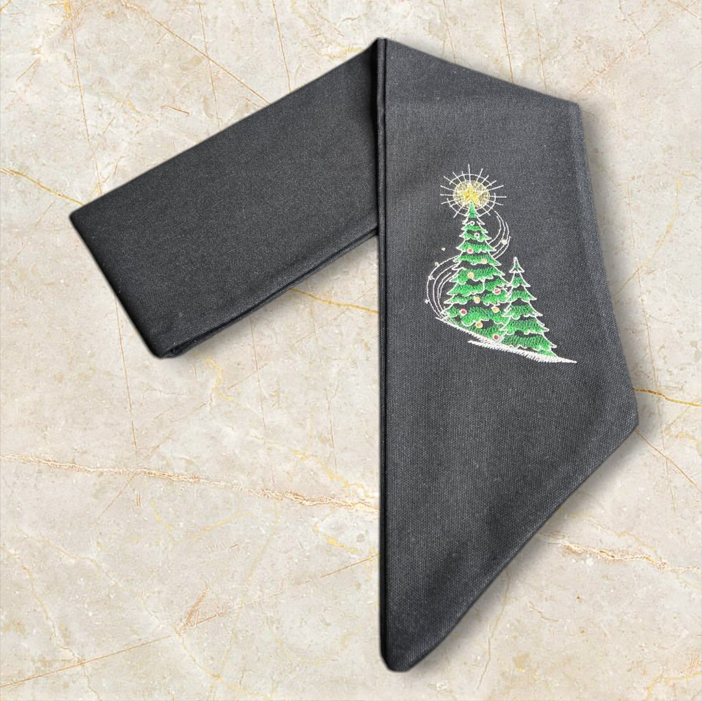 Twinkle Tree wreath sash from The Manor Collection