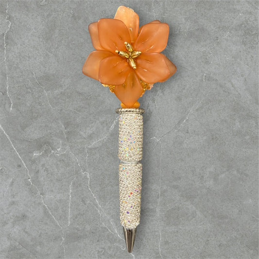 Vintage Blossom Beaded Pen