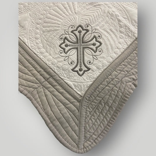Vintage Gray Cross Heirloom