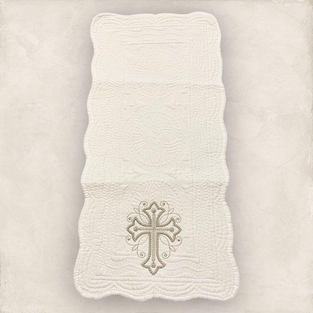 Vintage Cross Heirloom Quilt Set - (3 pcs)