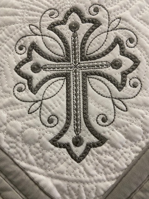 Vintage Gray Cross Heirloom