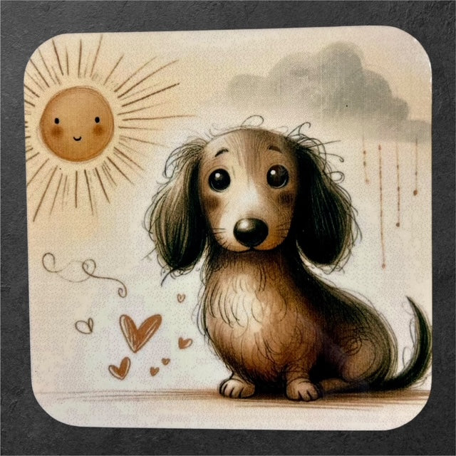 Waggin' at the Manor - Dachshund - Manor Magnet Collection