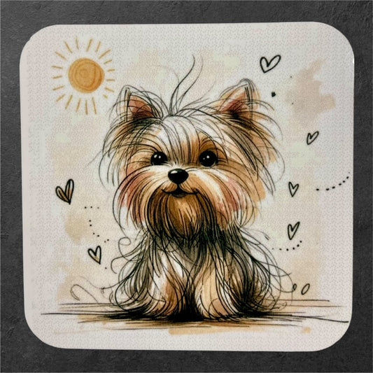 Waggin' at the Manor - Yorkshire Terrier - Manor Magnet Collection