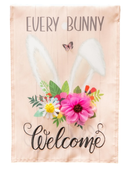 Every Bunny Garden Flag