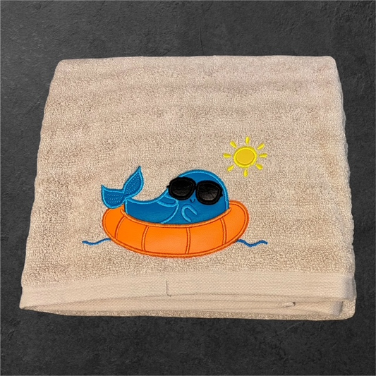 Whale-y Cool - Beach Towel