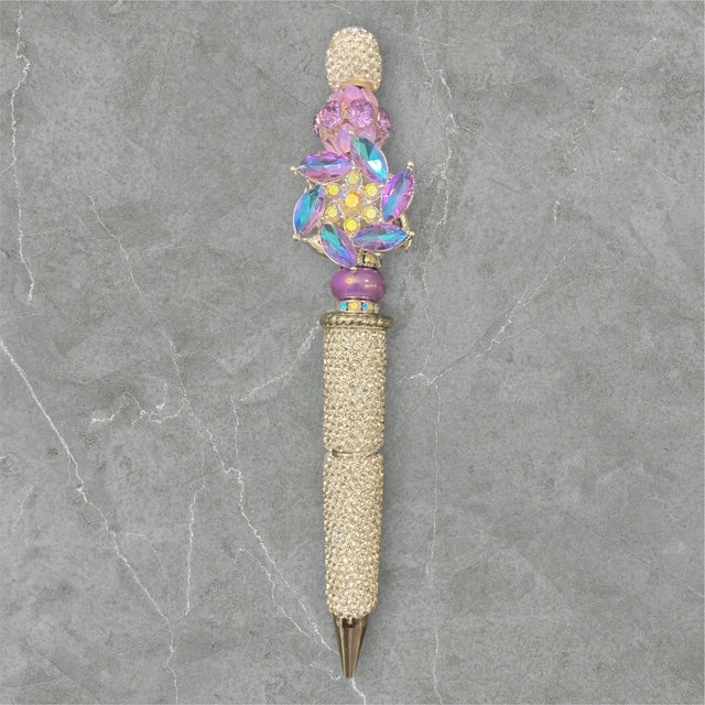 Whirling Gems Beaded Pen