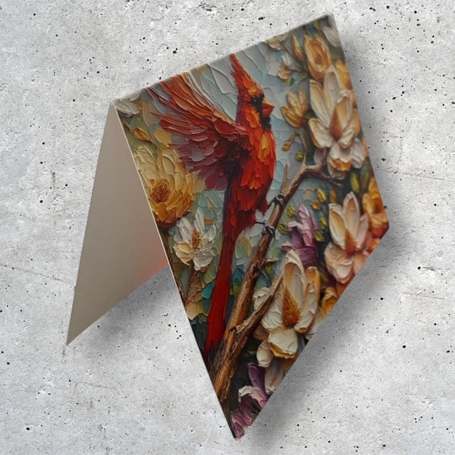 Whispers in Red - Magnolia Collection #5 - Note Card