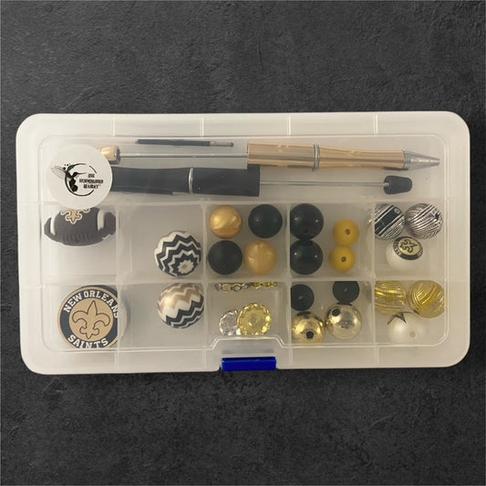 Who Dat Sparkle DIY Beadable Pen Kit