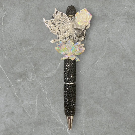 Wings & Petals Beaded Pen