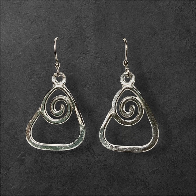 Woodstock Earrings - Pewter - JER571