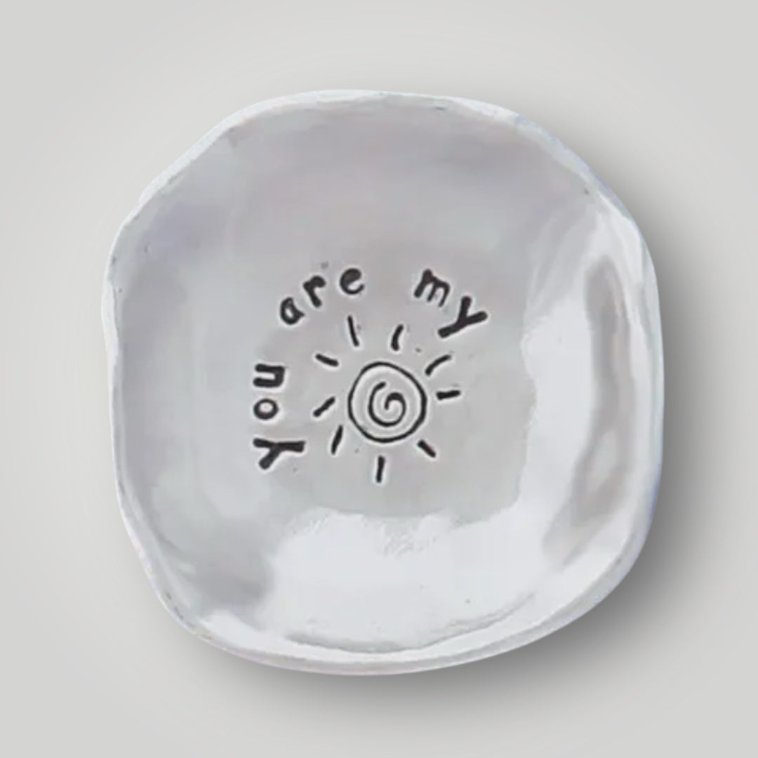 You Are My Sunshine Charm Bowl - Pewter - BW25
