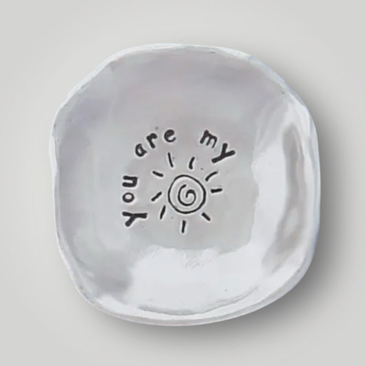 You Are My Sunshine Charm Bowl - Pewter - BW25