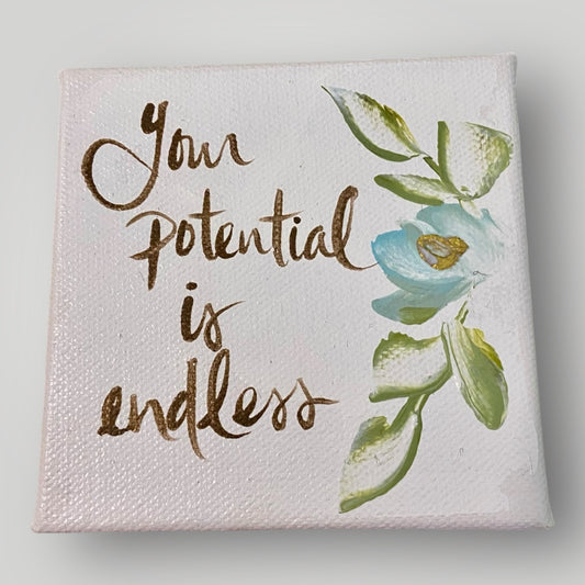 Your Potential is Endless - Gospel Art Canvas