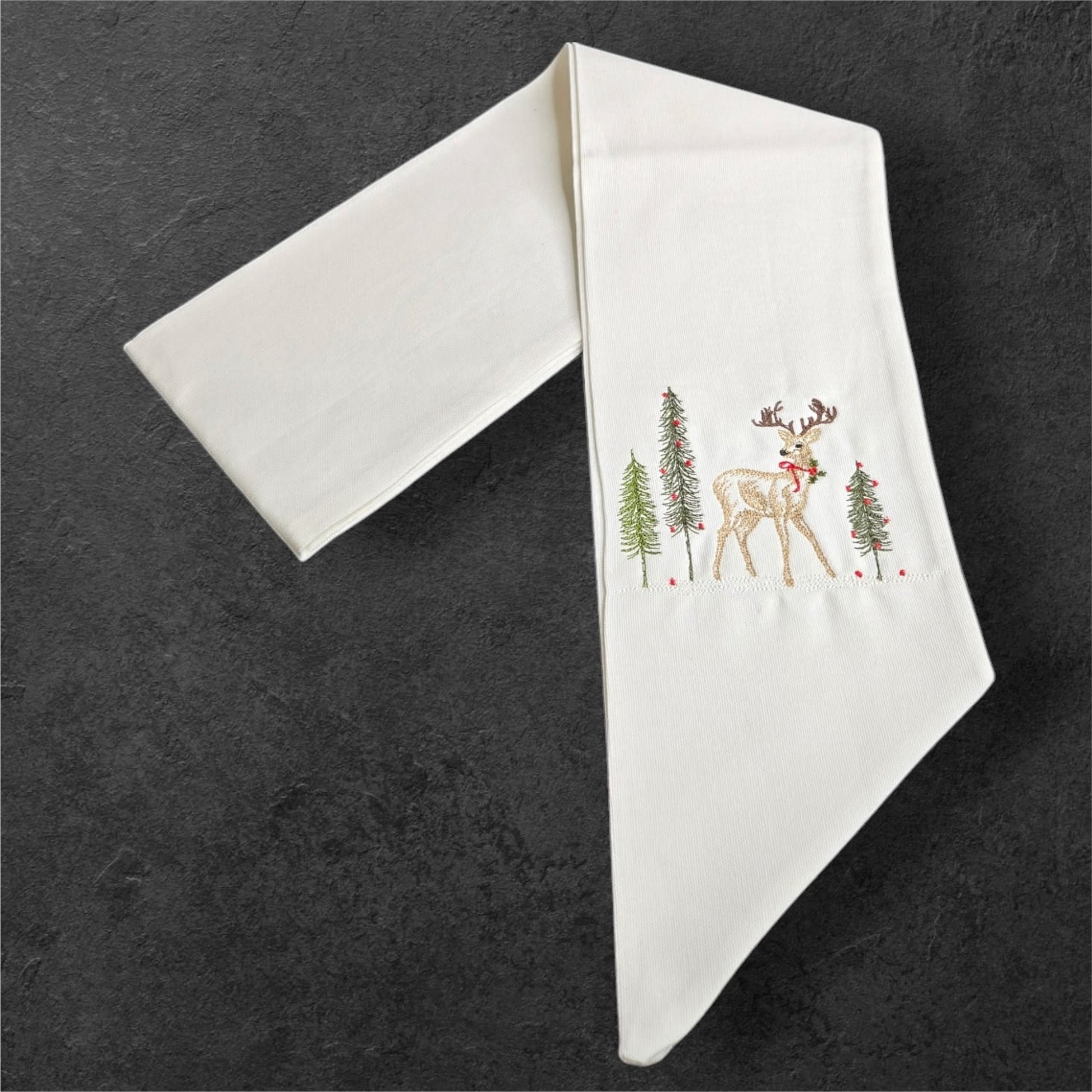 Yuletide Pines wreath sash from The Manor Collection