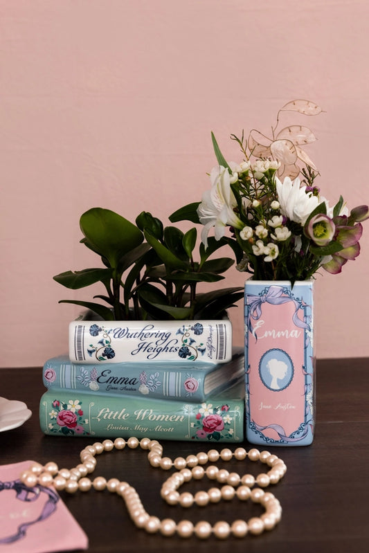 Stacked Book Planter