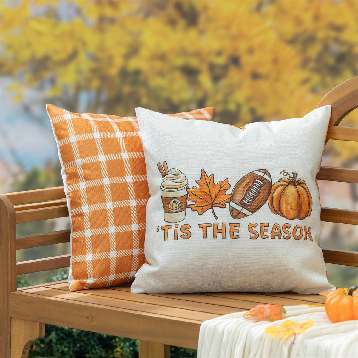 Fall Icon Pillow Cover