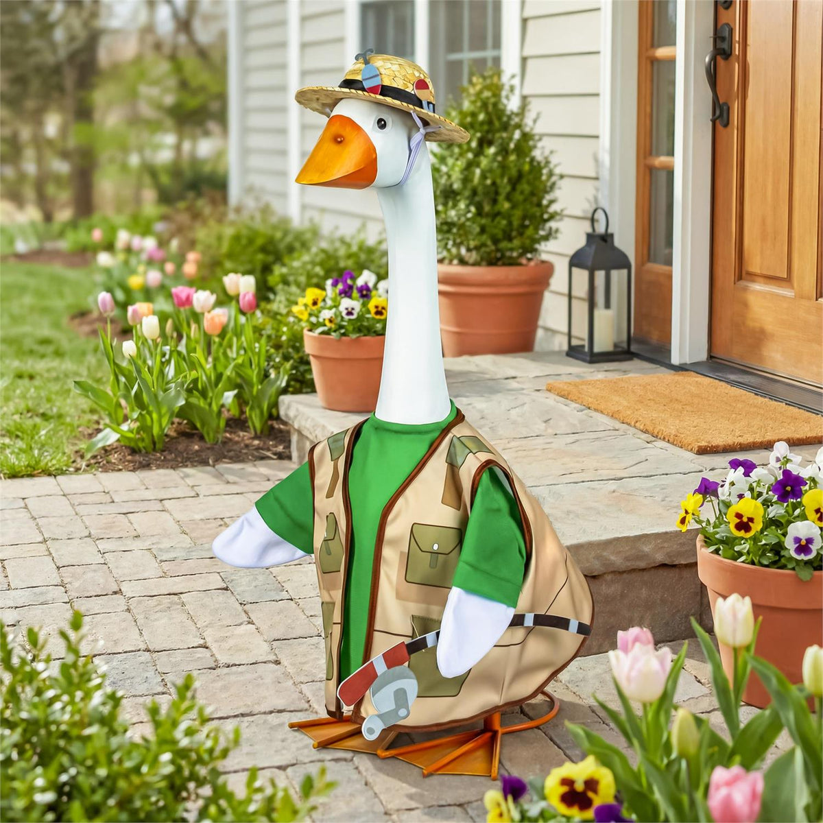 Porch Goose Outfit, Fishing