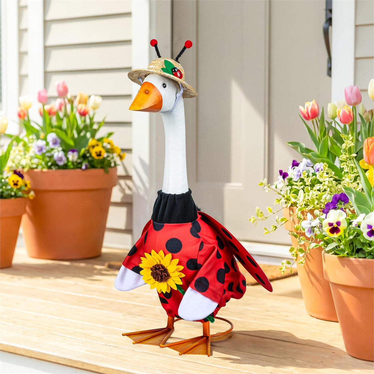 Porch Goose Outfit, Ladybug