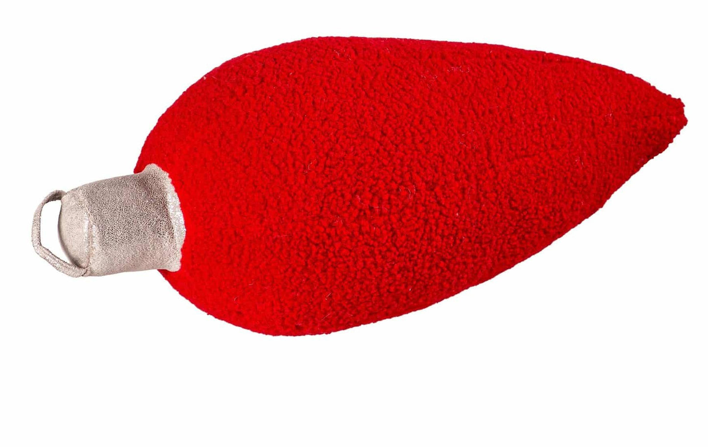 Christmas Bulb Shaped Pillow — Plush Holiday Accent
