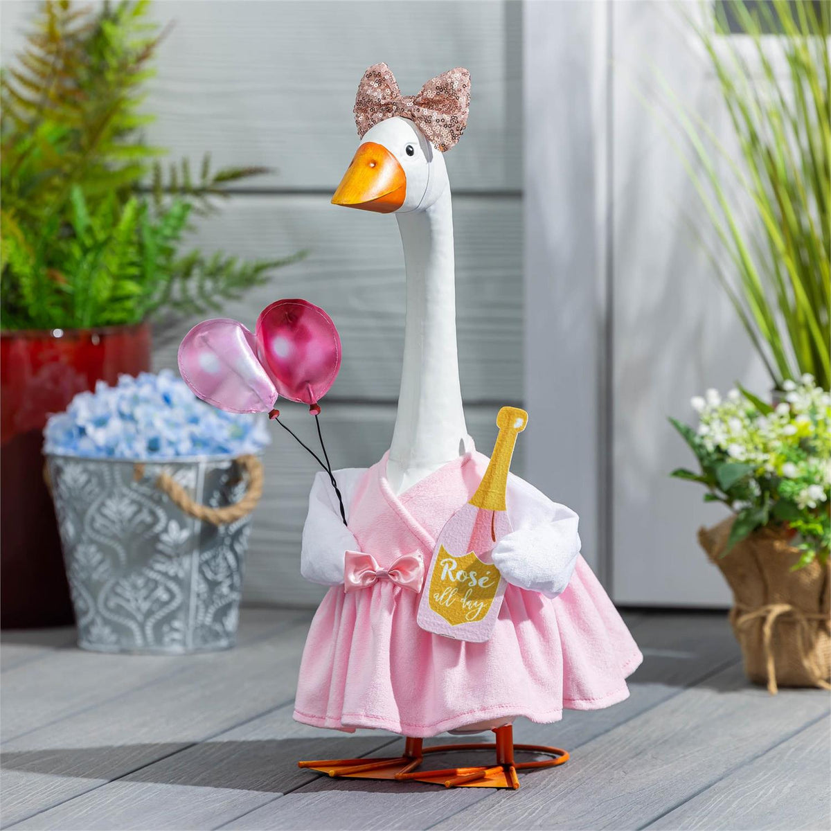 Porch Goose Outfit, Rose All Day