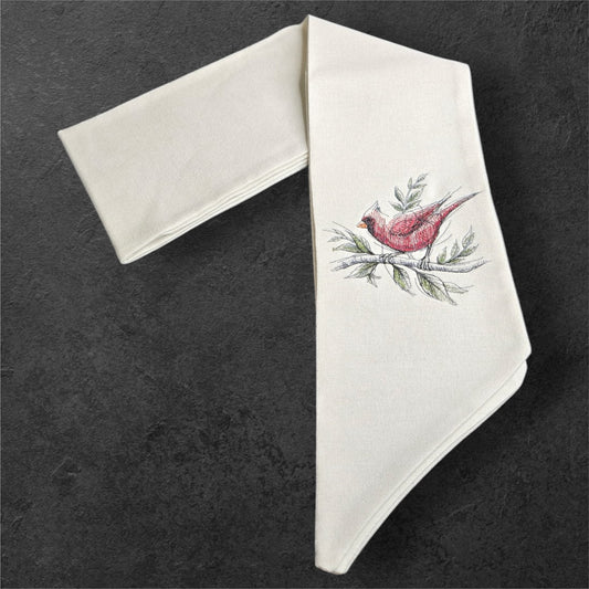 Winter Cardinal- The Manor Sash Collection