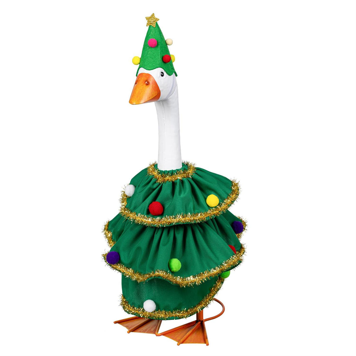 Porch Goose Outfit, Christmas Tree